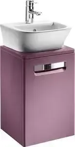 Тумба с раковиной ROCA с Gap 45 см, фиолетовый (ZRU9302743 + 327477000)