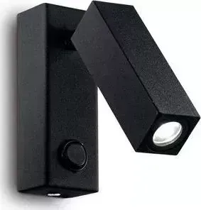 Светодиодный спот Ideal Lux Page AP1 Square Nero