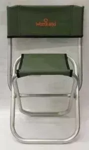 Стул Woodland Tourist ALU MINI, 33,5 х 29 х 39 (67,5) см, складной, со спинкой (алюминий) ASM-001