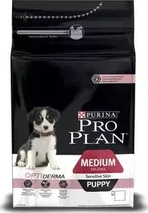 Сухой корм PRO PLAN OPTIDERMA Sensitive Skin Puppy Medium с лососем и рисом для щенков средних пород с чувствительной кожей 1,5кг (12272384): характер