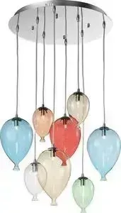 Подвесная люстра Ideal Lux Clown SP8 Color