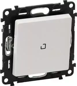 Выключатель одноклавишный Legrand Valena Life 10A 250V с подсветкой белый 752410
