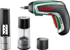 Отвертка BOSCH ная IXO Gourmet со штопором и перечницей (0603981008)