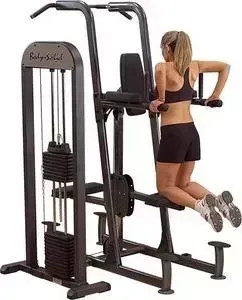 Турник Body Solid турник\брусья\отжимания с противовесом с весовым стеком 95 кг, FCD-STK