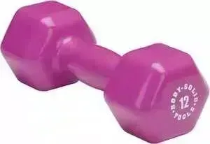 Гантель Body Solid в виниловой оболочке 12LB/5.4 кг (BSTVD12)