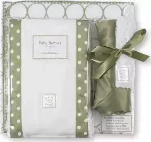 Подарочный набор SwaddleDesigns для новорожденного Gift Set Sage Mod on WH (SD-022S-G)