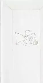 Матрац пеленальный Ceba Baby 80 см с изголовьем на 125х65 см Papa Bear white W-211-004-100