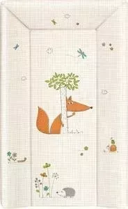 Матраc пеленальный Ceba Baby 80 см с изголовьем на 125*65 см Fox ecru W-211-059-170