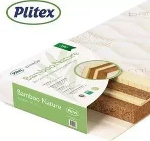 Матрас Плитекс в кроватку "Bamboo Nature" кокос+латекс (125х65х11см) бн-119-02
