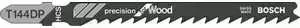 Пилки для лобзика BOSCH 117мм 3шт T308BP Precision for Wood (2.608.667.399)
