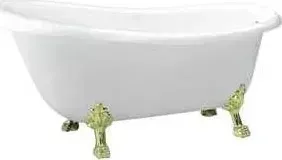 Акриловая ванна BELBANGO 170x80.5x81.5 см свободностоящая исполнение хром (BB04-CRM)