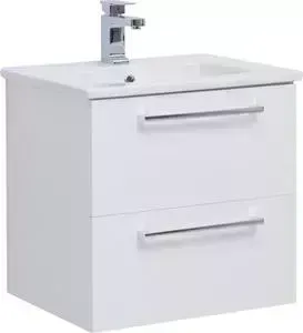 Тумба с раковиной Dreja с Gio 60 белый (77.0101W, 640344)