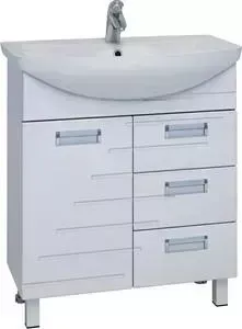Тумба с раковиной VIGO с Diana №3 700 белая (2000170716082, 1WH207776)