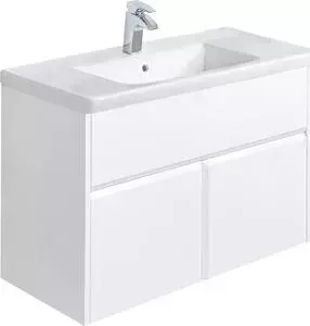 Тумба с раковиной ROCA с UP 80 белый глянец (ZRU9303012, 327470000)
