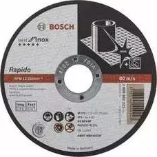 Диск отрезной BOSCH 125х22.2х1.0мм Best for Inox Rapido (2.608.602.221)