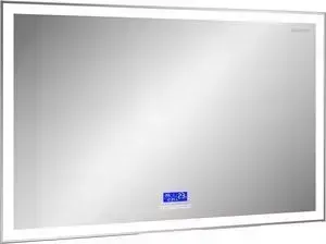Зеркало EDELFORM универсальное 120x70 с подсветкой, сенсорным выключателем, часами, bluetooth приемником (ZLP584)