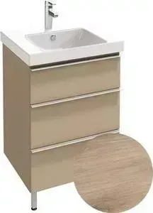 Тумба под раковину JACOB DELAFON Odeon Up 57x38,4x73,8 см, квебекский дуб (EB990-E10)
