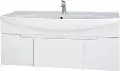 Тумба с раковиной Dreja с Laguna Plus 120 белый лак (99.0110, 641242)