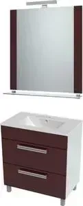 Мебель для ванной TRITON Ника 60 вишневый, 2 ящика