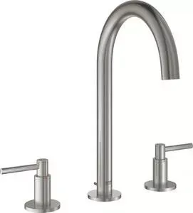 Смеситель для раковины Grohe Atrio на три отверстия, суперсталь (20009DC3)