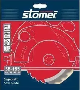 Диск пильный STOMER 185х20мм 40зубьев (SB-185)