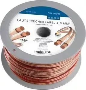 Кабель акустический Inakustik Premium LS, 2 x 4 mm2, 10 m, 00402410