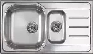 Мойка кухонная ZIGMUND SHTAIN Rechteck 860D.8 Polished с сифоном (4250055638116)