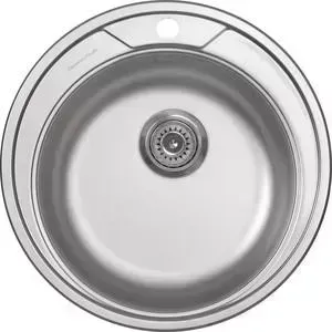 Мойка кухонная ZIGMUND SHTAIN Kreis 510.7 satin с сифоном (4250055637980)