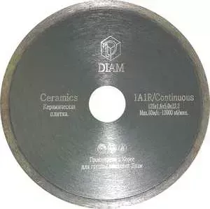 Диск алмазный Diam 180х22.2мм Ceramics Корона (000211)