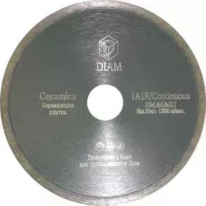 Диск алмазный Diam 115х22.2мм Ceramics Корона (000213)