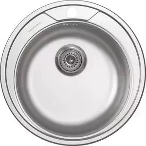 Мойка кухонная ZIGMUND SHTAIN Kreis 510.7 linen с сифоном (4250055637997)