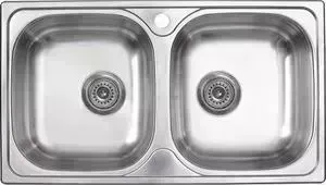 Мойка кухонная ZIGMUND SHTAIN Rechteck 780D.8 Polished с сифоном (4250055638147)