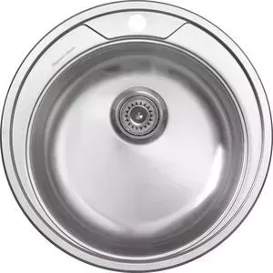 Мойка кухонная ZIGMUND SHTAIN Kreis 510.7 polished с сифоном (4250055638161)