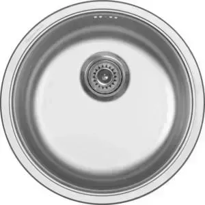 Мойка кухонная ZIGMUND SHTAIN Kreis 435.8 polished с сифоном (4250055637935)