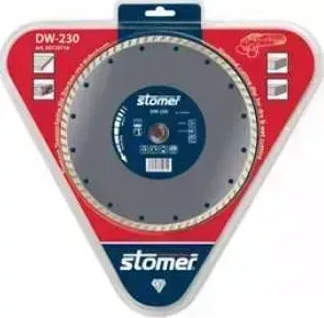 Диск алмазный STOMER 230х22.2мм (DW-230)