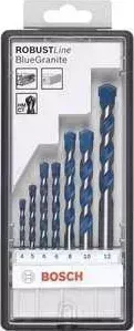 Набор сверл BOSCH 4.0-12мм 7шт Robust Line Blue Granite (2.607.010.544) по бетону
