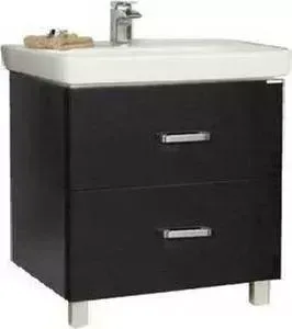 Тумба с раковиной АКВАТОН с Америна 80 Н черная (1A1694K1AM950)