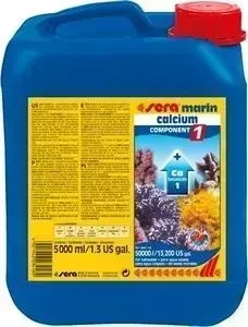 Препарат SERA MARINE CALCIUM COMPONENT 1 насыщение воды кальцием для морских аквариумов 5л