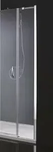 Универсальная боковая панель CEZARES VE-W-100-FIX-P-Cr профиль хром, стекло рифленое Punto