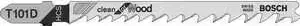 Пилки для лобзика BOSCH 100мм 25шт T101D Clean for Wood (2.608.633.577)