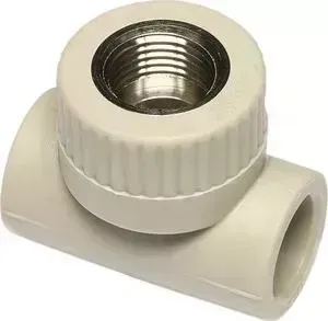 Тройник EKOPLASTIK с внутренней металлической резьбой 32х1" (STKI03232X)