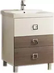 Тумба с раковиной АКВАТОН с Стабул 65М лиственница (1A145801ST580 + 8104240001041)