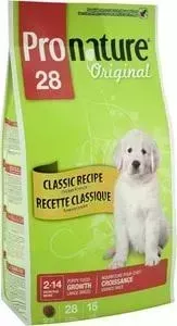 Сухой корм Pronature Original 28 Puppy Growth Large Classic Recipe Chicken Formula с курицей для щенков крупных пород 20кг (102.562)(OD-2): характерис