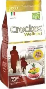 Сухой корм Crockex Wellness Adult Mini Lamb Meat Vegetables Fructs с ягненком и рисом для собак мелких пород 2кг (MCF3102)