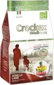 Сухой корм Crockex Wellness Adult Medio-Maxi Lamb Meat Vegetables Fructs с ягненком и рисом для собак средних и крупных пород 3кг (MCF3803): характери
