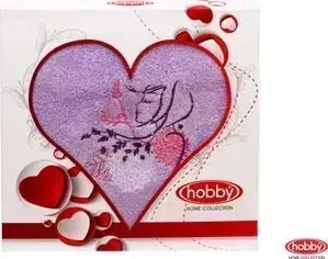 Полотенце Hobby home collection Love 50x90 см лиловый (1501000505)