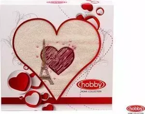 Полотенце Hobby home collection Love 50x90 см кремовый (1501000504)
