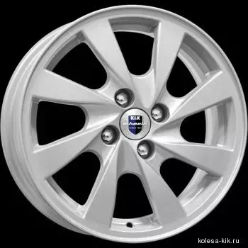 Диск автомобильный КиКРеплика КС695 КиК 6X15/4X98 ET33 D58.5 Сильвер-F