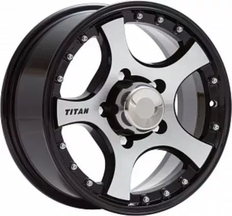 Диск автомобильный СКАД ТИТАН 7X16/5X139.7 ET35 D109.7 Черный-бархат