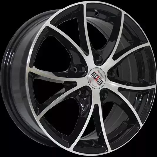 Диск автомобильный ALCASTA M07 6X15/5X100 ET43 D57.1 BKF